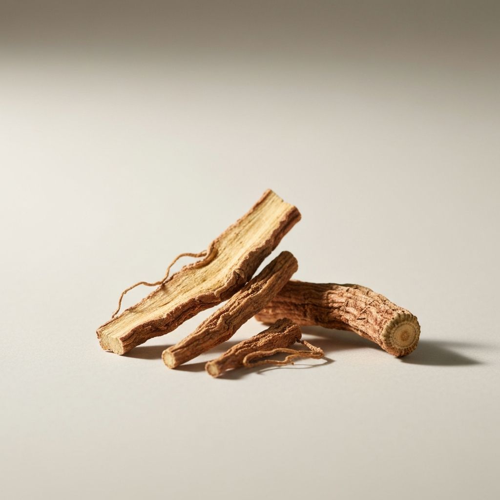 Dried Rhodiola rosea root pieces